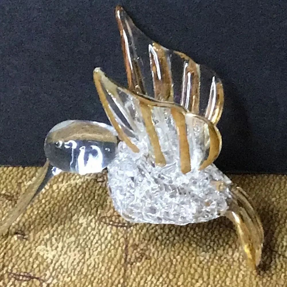 Set of three various devine glass hummingbird - Picture 2 of 4